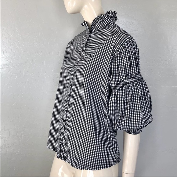 H&M Tops - H&M Trend Women's Gingham Button Down Shirt